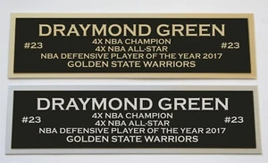 Draymond Green nameplate for signed autographed basketball photo jersey   - Picture 1 of 2