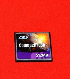 PNY Technologies Compact Flash Card 512 MB Memory KODAK Inspired Fits Olympus - Picture 1 of 2