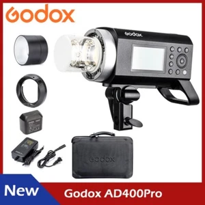 Godox AD400Pro 2.4G TTL HSS Outdoor Bowens Flash Speedlite Li-on Battery - Picture 1 of 9