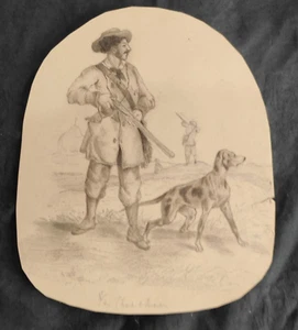 OLD RARE PENCIL SCETCHES 9 no - Picture 1 of 22