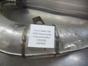 2000 Polaris 700 RMK exhaust pipe tuned pipe muffler - Picture 1 of 9
