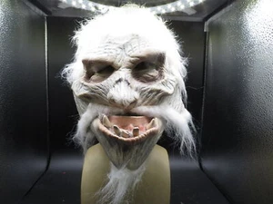 Zagone Studios White Warrior Latex Mask with Moving Jaw SALE 50% OFF - Picture 1 of 8