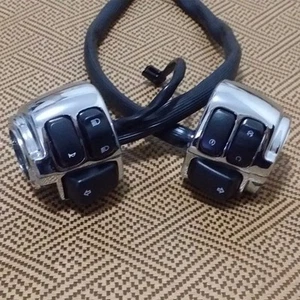 Interruttore cablaggio cablaggio manubrio 1 "per Harley Sportster Dyna Softail - Picture 1 of 10