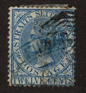 Straits Settlements Scott 14 Used - CV 10$ - Picture 1 of 2