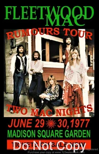 Fleetwood Mac Show Concert Poster 12"x18" - Picture 1 of 1