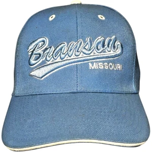 Branson Missouri blue embroidered hook & loop adjustable hat by City Hunter - Picture 1 of 10