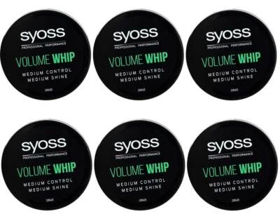 6x Syoss Volume Whip Medium Control Stylingcreme Für Volumen, (6x 100ml) - Bild 1 von 3