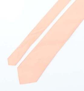 Q Brand Mens Pink Microfibre Pointed Tie One Size