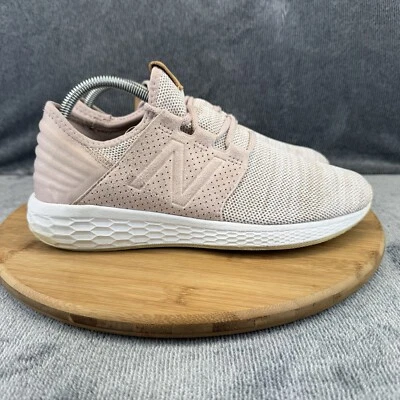 New Balance Womens Fresh Foam Cruz V2 Size 9.5 B Shoes Beige Running Sneakers - Image 1 of 4