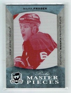 07-08 UD Upper Deck The Cup  Mark Fraser  1/1  Printing Plate  Rookie
