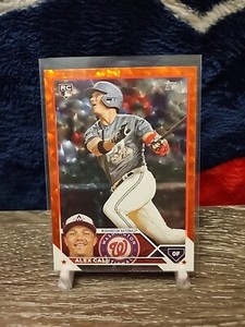 Alex Call 2023 Topps Update Rookie Orange Ice 140/299  
