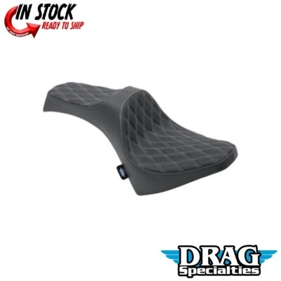 Asiento Drag Specialties Predator III Silver Diamond Stitch para Indian Scout 15-19 Foto 1 de 4