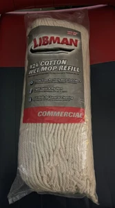 Repuesto de fregona de algodón comercial Libman #24 fregona húmeda multiusos nueva - Imagen 1 de 4