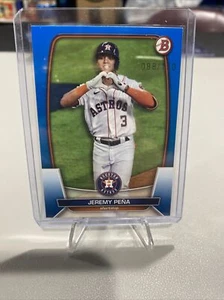 2023 Bowman Blue Parallel Jeremy Pena 88/150 Astros - Picture 1 of 2