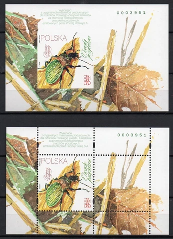 Poland 2023. Beneficial insects. Fauna. 2 Souvenir Sheets A;B ND. Mi 5452-53.MNH Cover