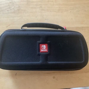🔥Nintendo Switch Game Traveler Travel Stand Carrying Case Black +Fits OLED Lite - Picture 1 of 5