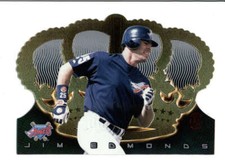 JIM EDMONDS 1999 PACIFIC CROWN ROYALE #1 LIMITED EDITION DIE-CUT #99/99 BC4401