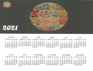 The 2021 Magnetic Calendar The Letter S Shop - SEM19 - Picture 1 of 4