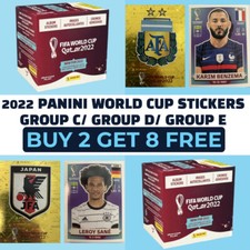 Panini World Cup Stickers 2022 Group C, D & E