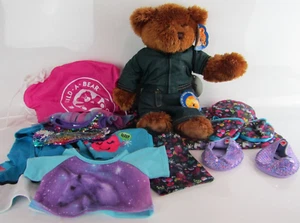 Build A Bear Factory Teddy With Bag Of Various Accessories Mixed Bundle - Picture 1 of 16