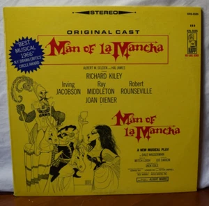 Original Cast Man Of La Mancha, LP, Kapp KRS 5505-Promotional Label-B&W Scotch - Foto 1 di 9