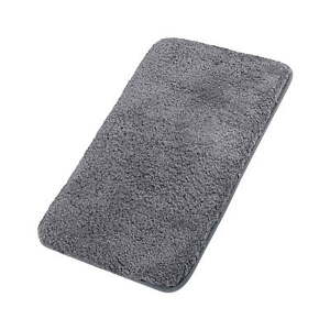 Microfiber Bathroom Shaggy NonSlip Bath Fluffy Dark Gray 16"x24"
