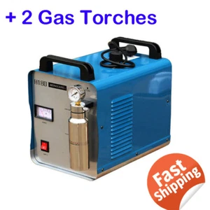 300W 95L Oxy-Hydrogen Flame Generator 2 Gas Portable Acrylic Polishing Machine - Bild 1 von 22