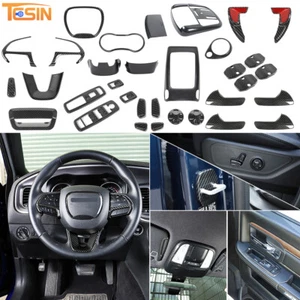 Juego completo kit de tapicería de decoración para Dodge Durango 14+ accesorios fibra de carbono - Imagen 1 de 12