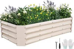 New-Galvanized Raised Garden Bed - 4x2x1ft Metal Garden Planter Box Outdoor | St - Picture 1 of 5