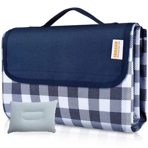 Picnic Blankets Waterproof Foldable, Large Outdoor blanket for Grass, Beach B... - Picture 1 of 7