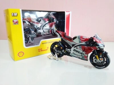 BBurago Diecast Ducati Desmosedici GP 18 比例 1: 18 贝壳 X 杜卡迪性能 — 第 1/2 张图片