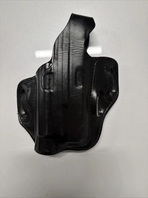 Desantis TAC-Lite Glock 17 de cuero negro con funda ligera OWB RH para panqueques Foto 1 de 3
