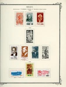 BRAZIL Selections on Scott Specialty Album Page Lot #51 - SEE SCAN - $$$ - Picture 1 of 1
