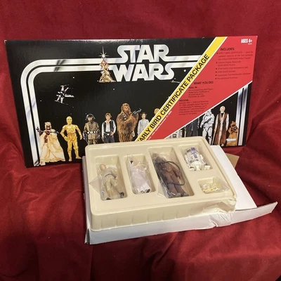 Hasbro Kenner Star Wars 2005 certificado Early Bird y 4 figuras de acción nuevo abierto Foto 1 de 4