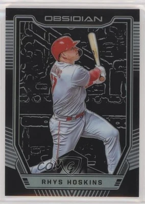 2019 Panini Chronicles Obsidian Rhys Hoskins #49 - Image 1 of 2