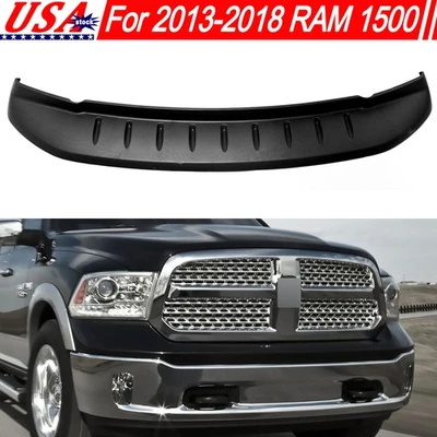 Fits Dodge RAM 1500 2013-2018 Textured Front Bumper Lower Valance Air Deflector Foto 1 de 4