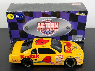 Action Platinum 1/24 Die Cast Car/Coin Bank #4 Sterlin Marlin KODAK 1997 - Como nuevo Foto 1 de 4