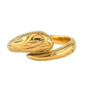Aloha Lokahi Hawaiian Jewelry Ring, Drop Design, Rounded Design, Surgical Stain_ - Picture 1 of 7