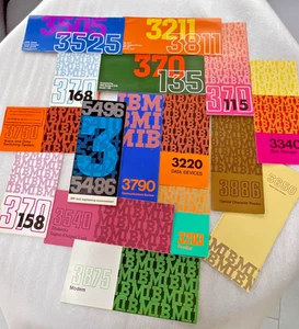 Vintage IBM Systems & product announcement brochures - 1970/80s + flow template - Photo 1/6