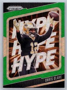 2024 Panini Prizm #4 Chris Olave Hype Green Wave Prizm - Foto 1 di 2