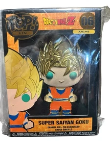Funko Pop! Spilla Super Saiyan Goku Dragon Ball Z DBZ 4" Loungefly Pop 06 NUOVA sigillata - Foto 1 di 3