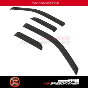 Somke Deflector Window Visor Sun Rain Guard For 04-14 Ford F150 Extended Cab - Imagen 1 de 6