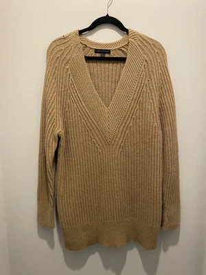 Vestido Suéter Banana Republic Para Mujer Clásico Lavable Lana Merino Cuello M Foto 1 de 4