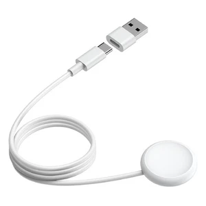Smart Watch Wireless Charger Charging Cable with Type-C Adapter For Google Pixel - Afbeelding 1 van 9