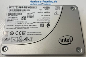 Intel SSD D3-S4610 Series 480GB 2,5" SATA III 6G SSDSC2KG480G8 J80313-003 - Bild 1 von 1