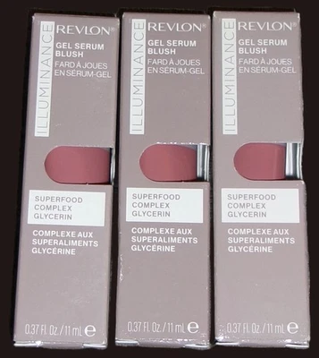Revlon Illuminance Gel Serum Blush Complex 110 Enchanting Mauve Lot of 3 - Image 1 of 3