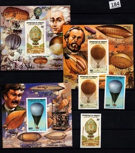 DJIBOUTI EE. UU. - MNH - IMPERF - AVIACIÓN - GLOBOS AÉREOS - 1978 - Imagen 1 de 1