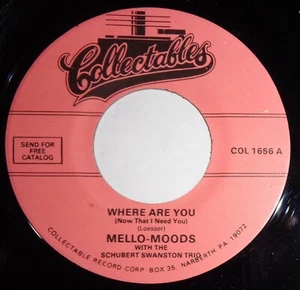 Mello-Moods 45 RPM - Where Are You / How Could You NM E14 - Picture 1 of 2