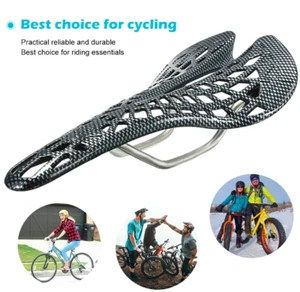 MTB Bike nylon Mountain Racing Bike Cycling Bicycle Hollow Saddle Seat - Picture 1 of 3