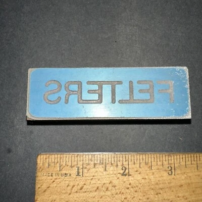 Printing Blocks “ FELTERS “ Nice Script - Image 1 of 4